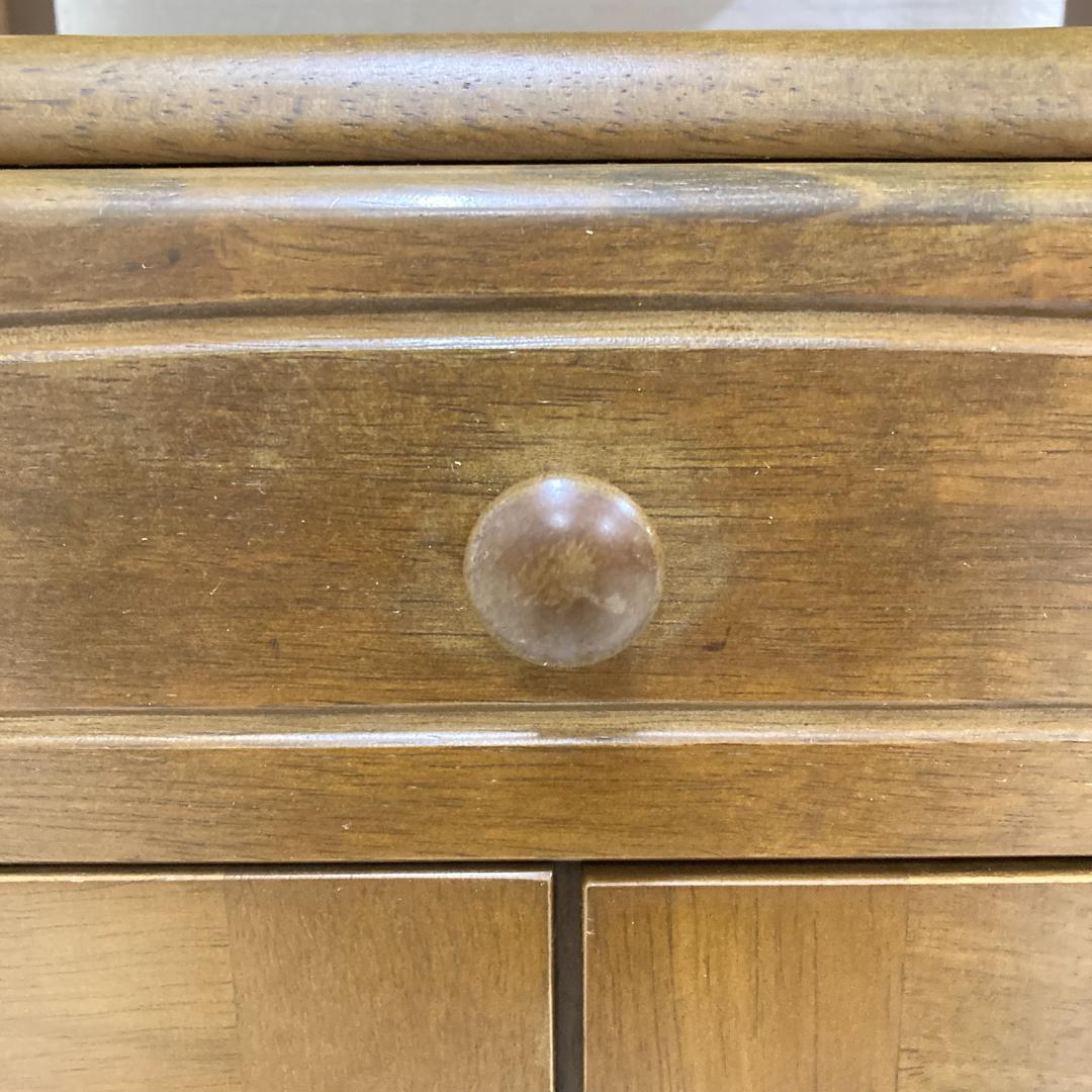 【カリモク】電話台　キャビネット　FAX台　花台