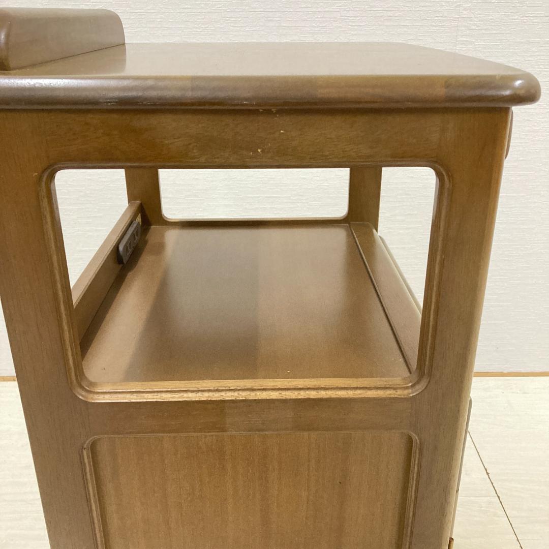 【カリモク】電話台　キャビネット　FAX台　花台