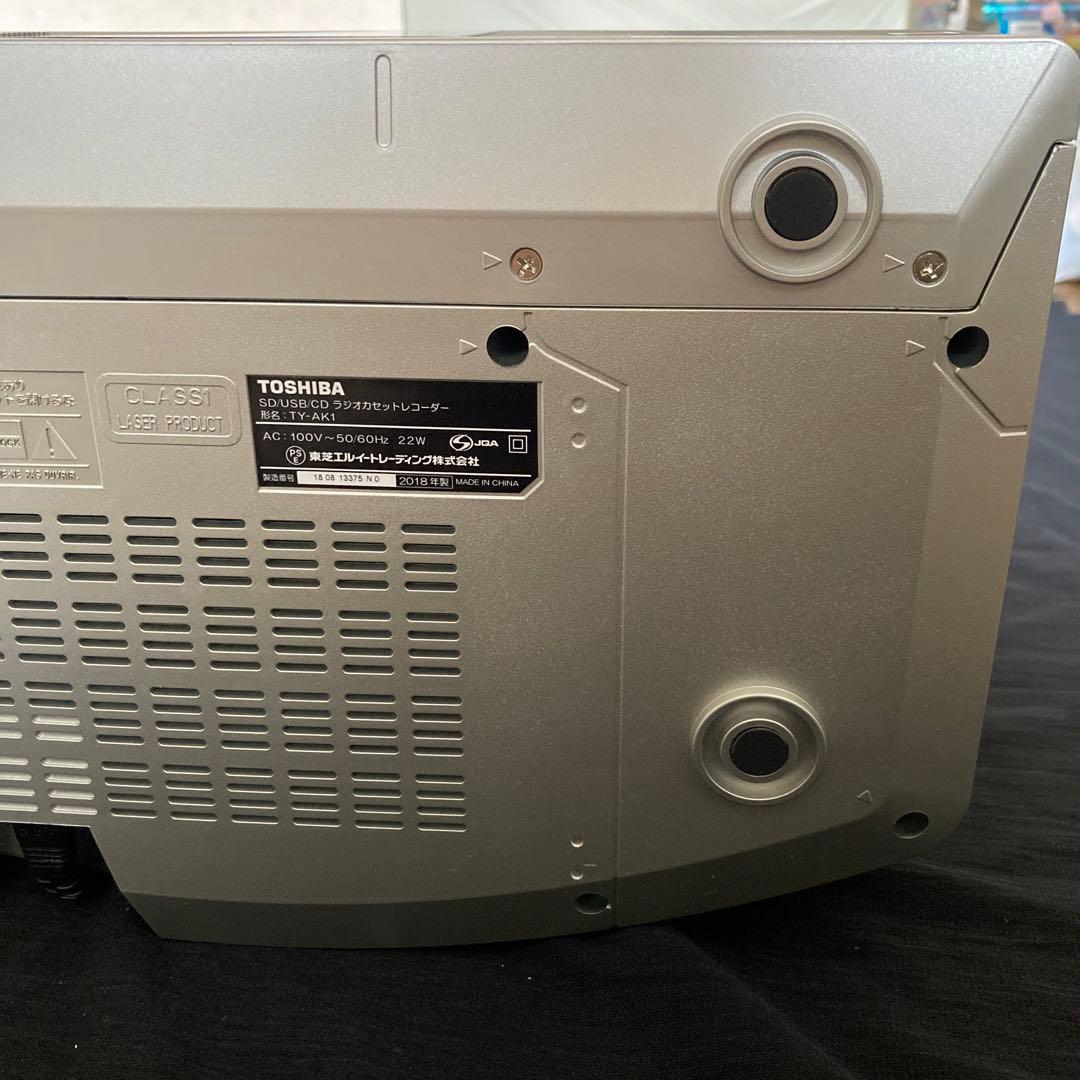 【送料無料】東芝 TY‐AK1 SD/USB/CDラジオカセットレコーダー