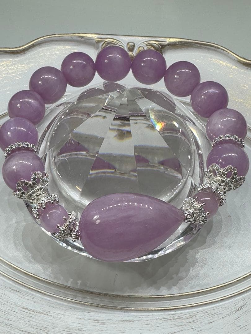 クンツァイト 天然石ブレスレット