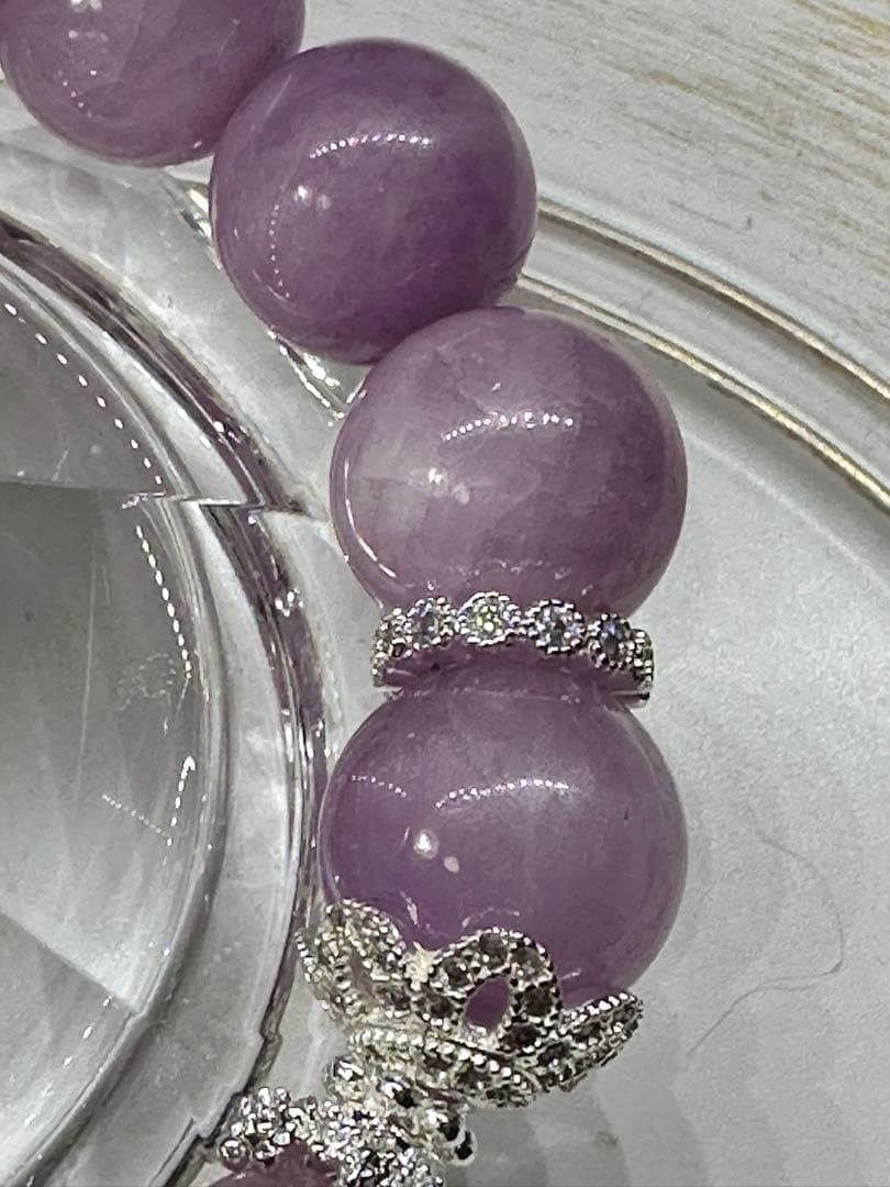 クンツァイト 天然石ブレスレット