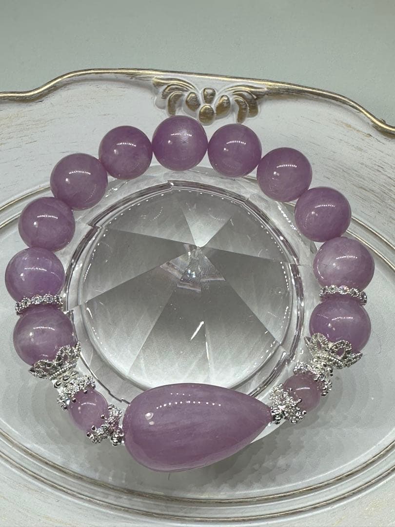 クンツァイト 天然石ブレスレット