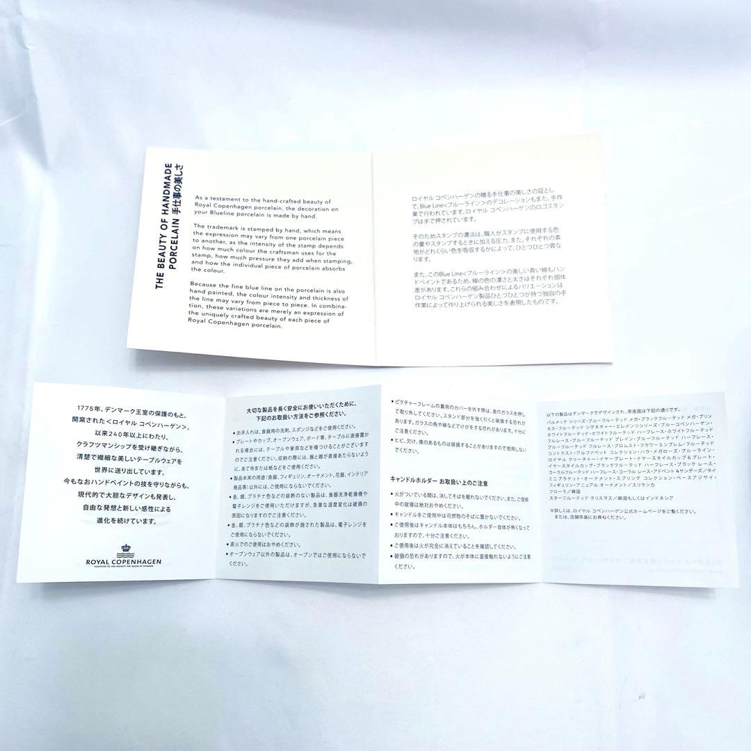 【新品】ロイヤルコペンハーゲン ブルーライン ディーププレート 25cm 2枚