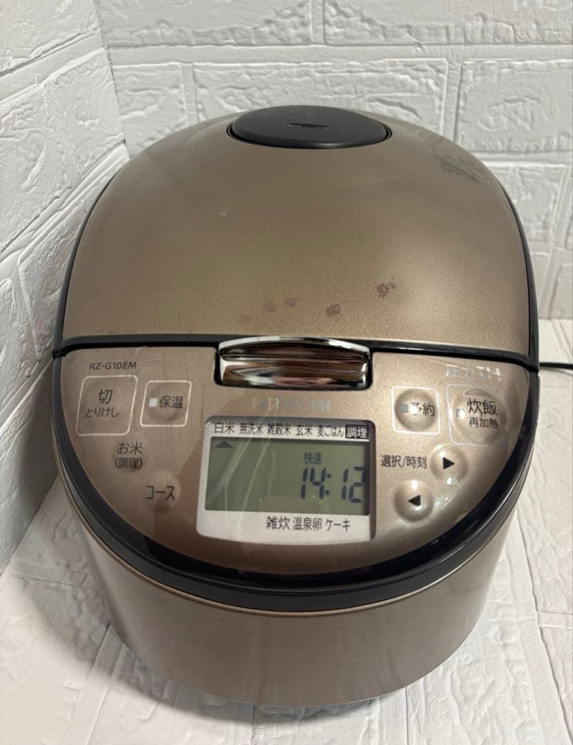 D*I様 HITACHI 炊飯器 ブラウンメタリック RZ-G10EM-T 5.