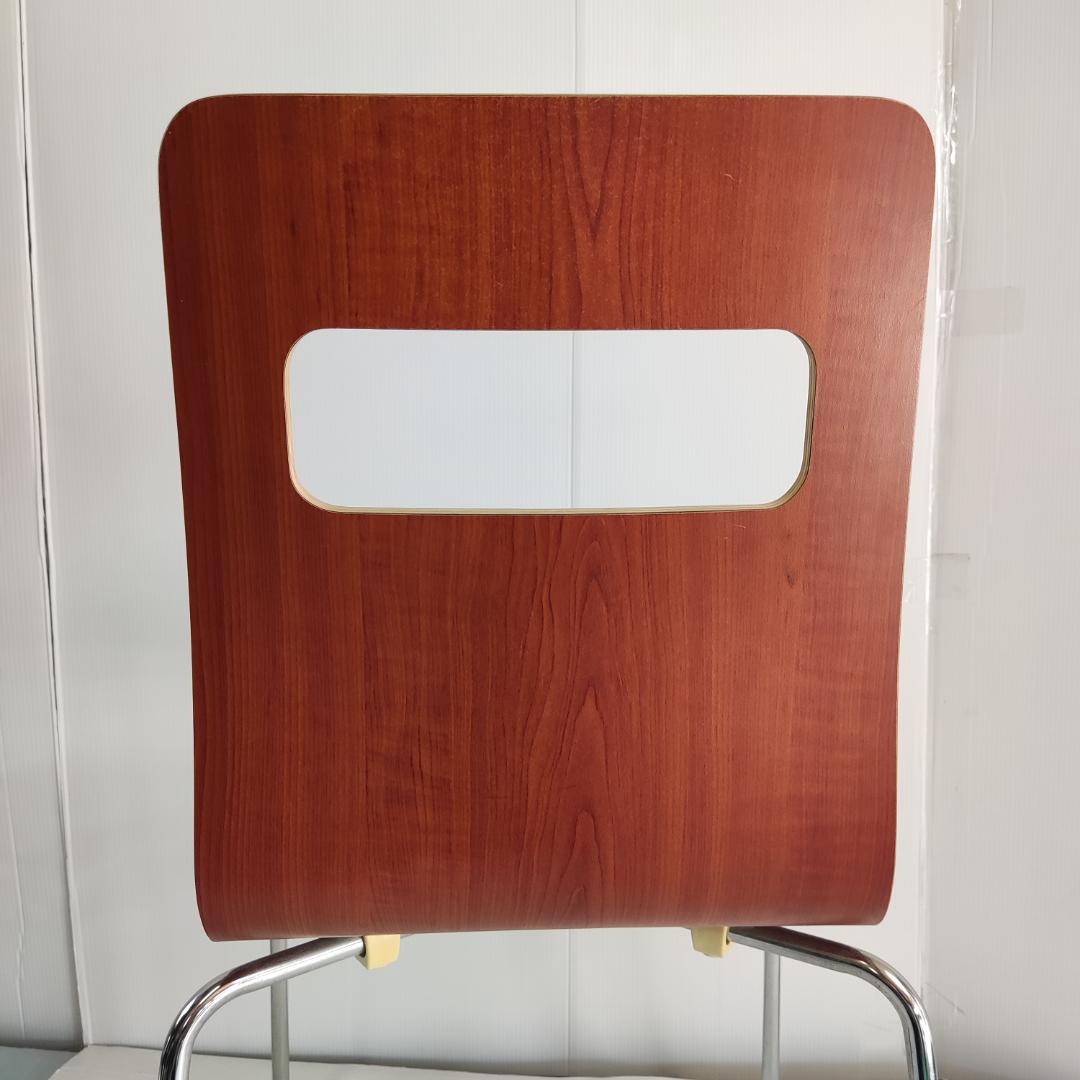 数日セール【４脚セット】弘益　ＡＬＥＳチェア パッドなし メッキ脚【ALES】