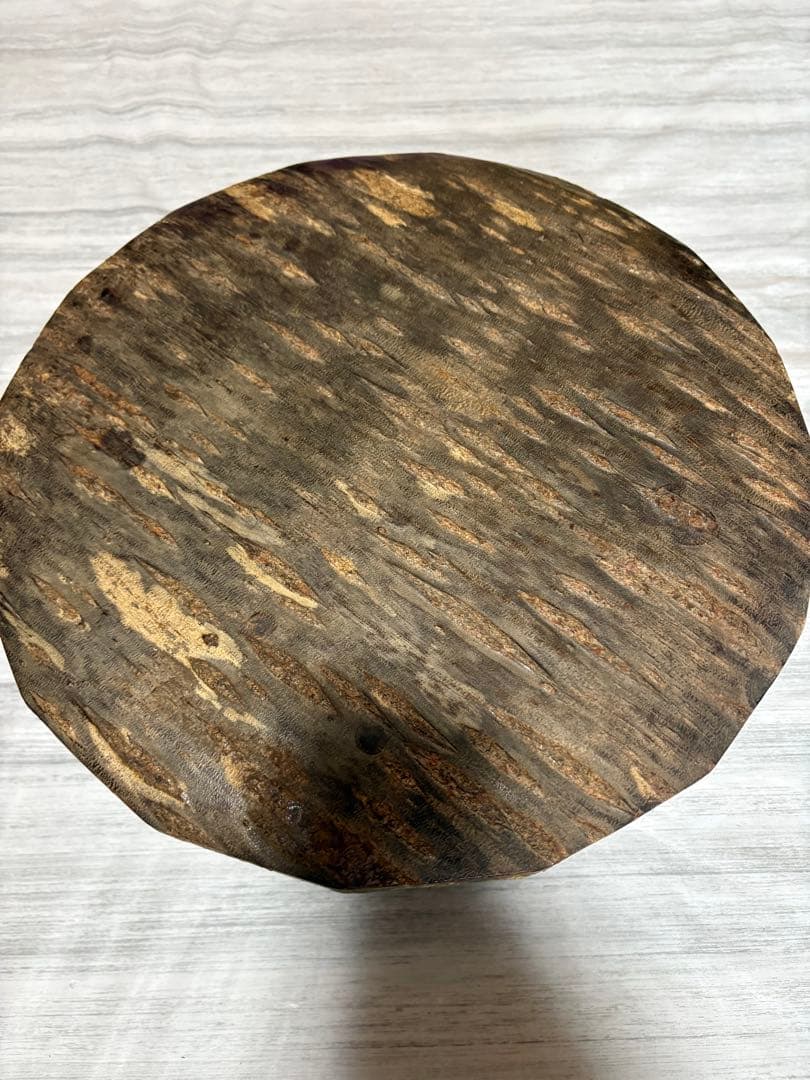 昭和レトロ　昭和レトロ 桜樺細工 丸型 茶櫃 湯呑み茶碗 茶器セット