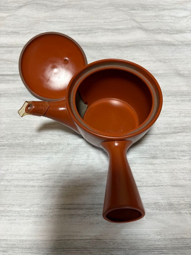 昭和レトロ　昭和レトロ 桜樺細工 丸型 茶櫃 湯呑み茶碗 茶器セット