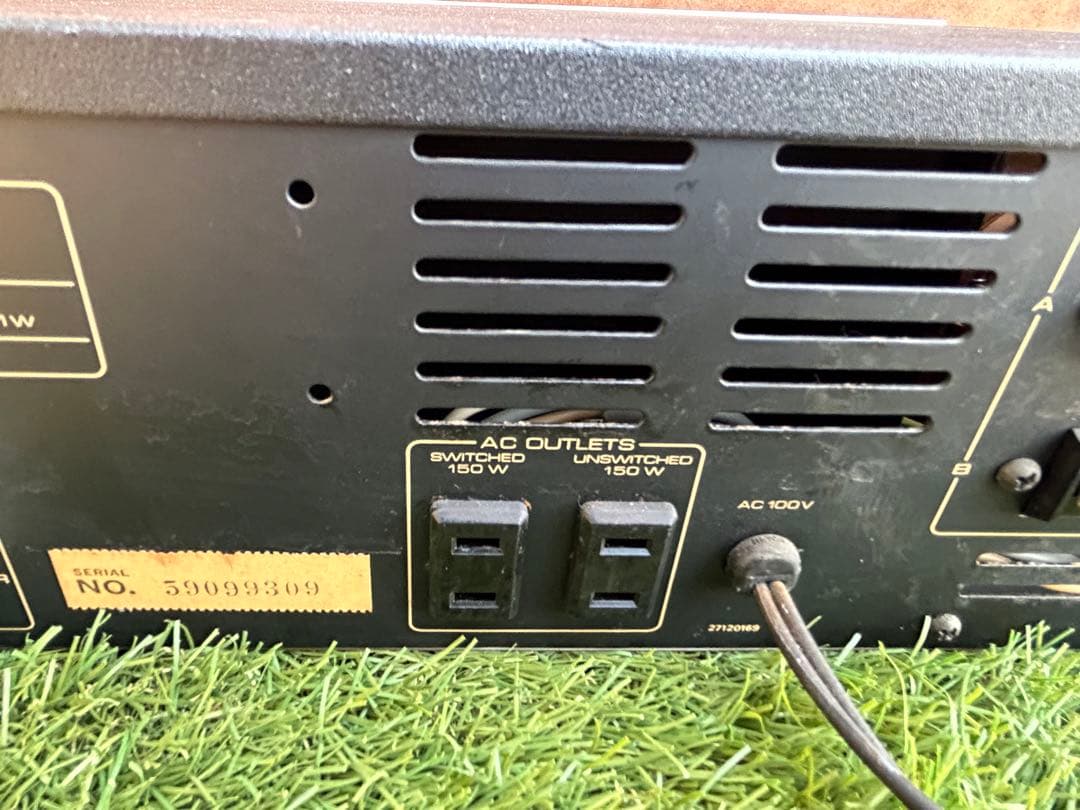 ONKYO プリメインアンプ A-5500 オンキヨー　通電だけ確認　ジャンク品