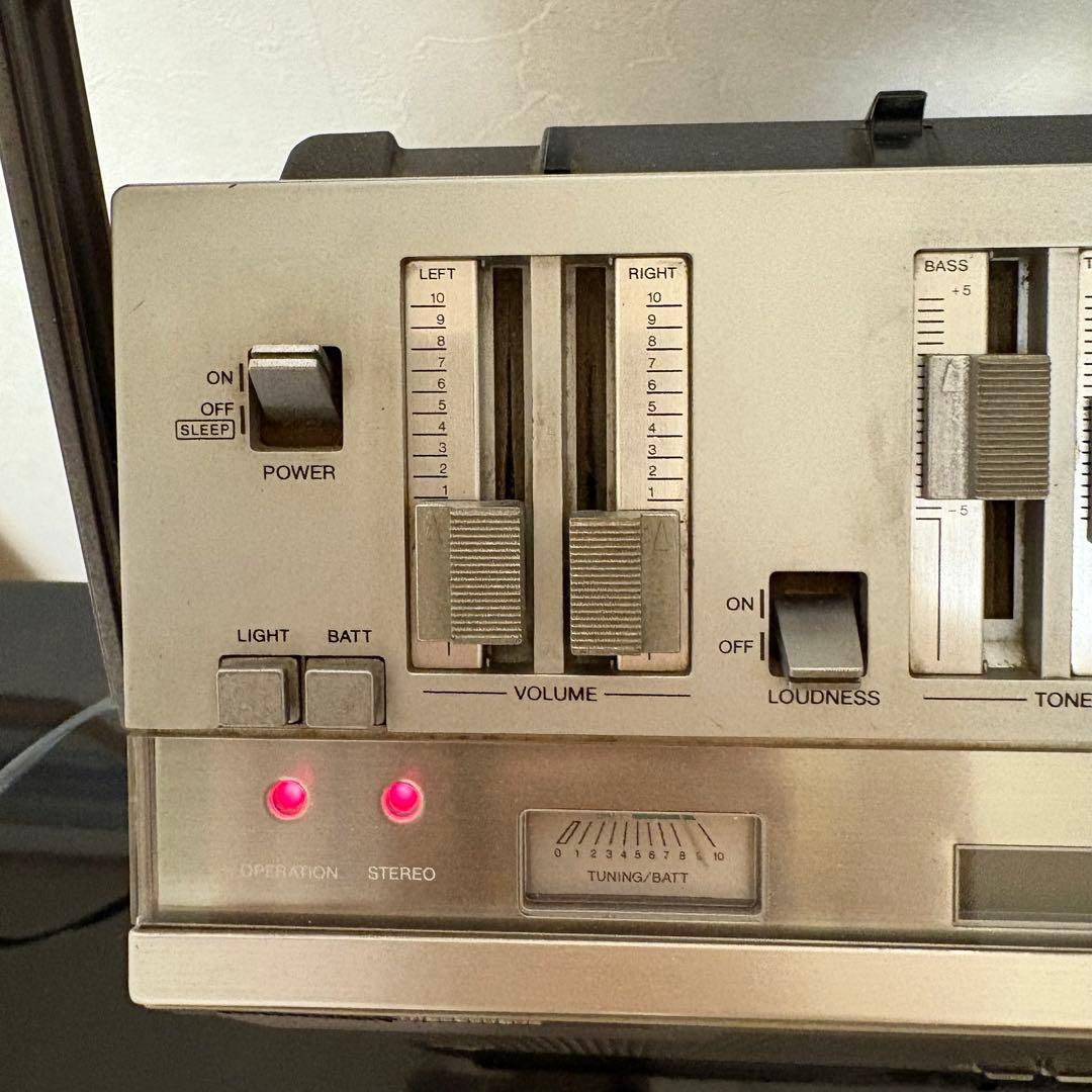 昭和レトロ　ラジカセ　SONY CFS-686 FM/AM ステレオラジカセ