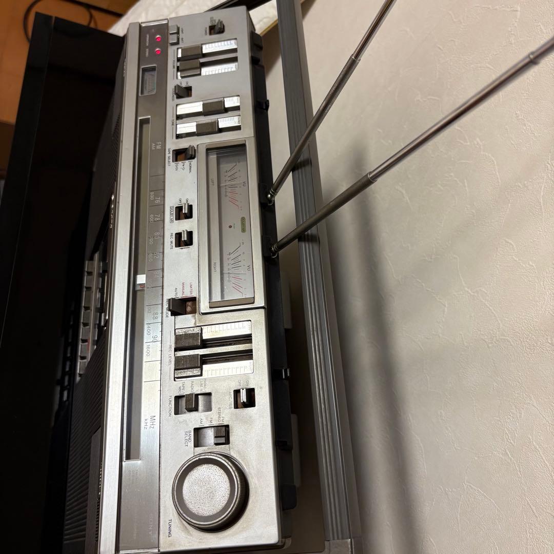 昭和レトロ　ラジカセ　SONY CFS-686 FM/AM ステレオラジカセ