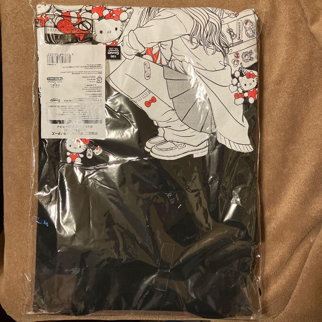 サンリオ　伊藤潤二　ギャル富江　キティ　ロングTシャツ　XL 未使用タグ付き