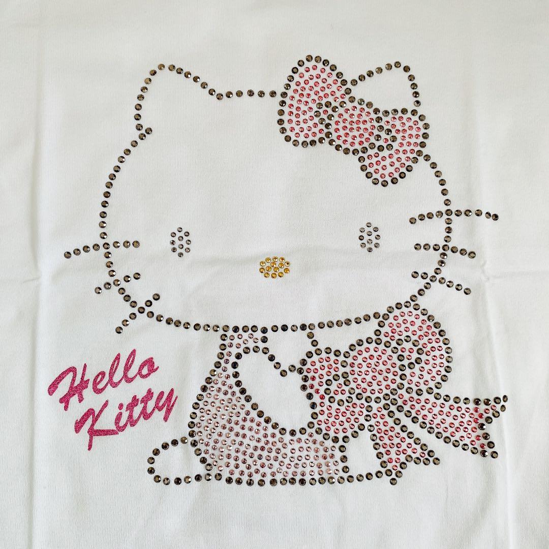 【希少レア】サンリオ ハローキティ ストーン装飾 Tシャツ ｌサイズ