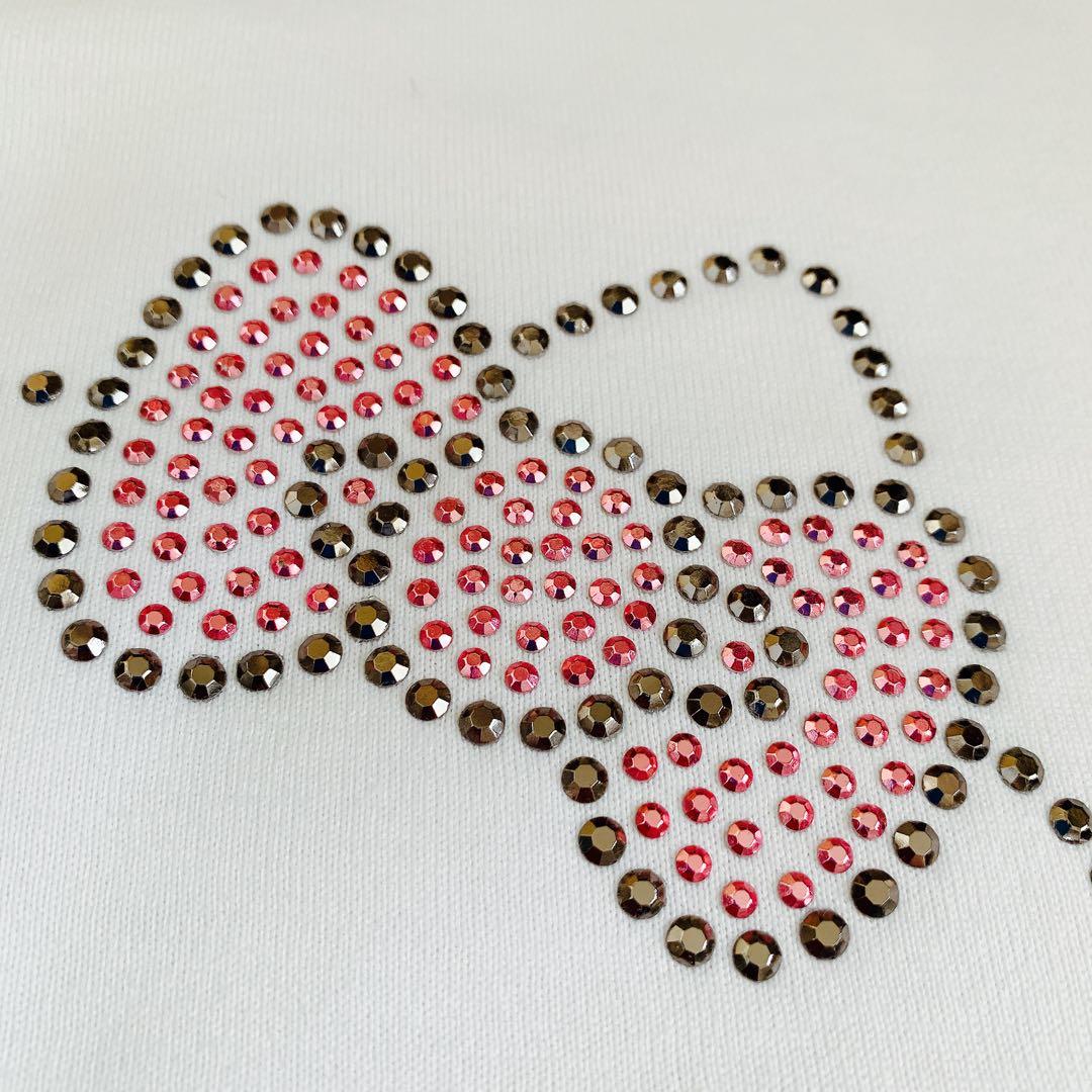 【希少レア】サンリオ ハローキティ ストーン装飾 Tシャツ ｌサイズ