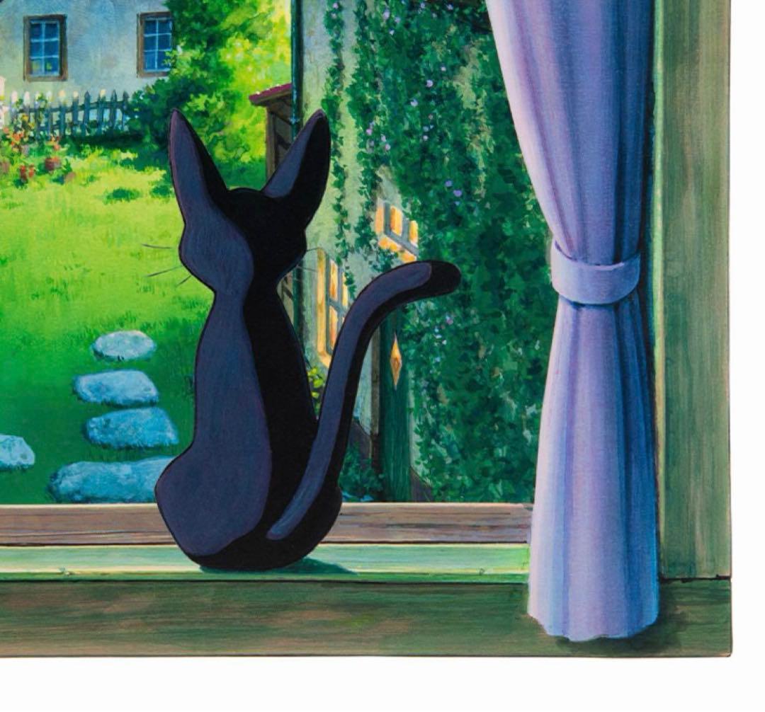 ジブリ美術館オリジナル 壁窓 「ジジ、海が見えるよ」