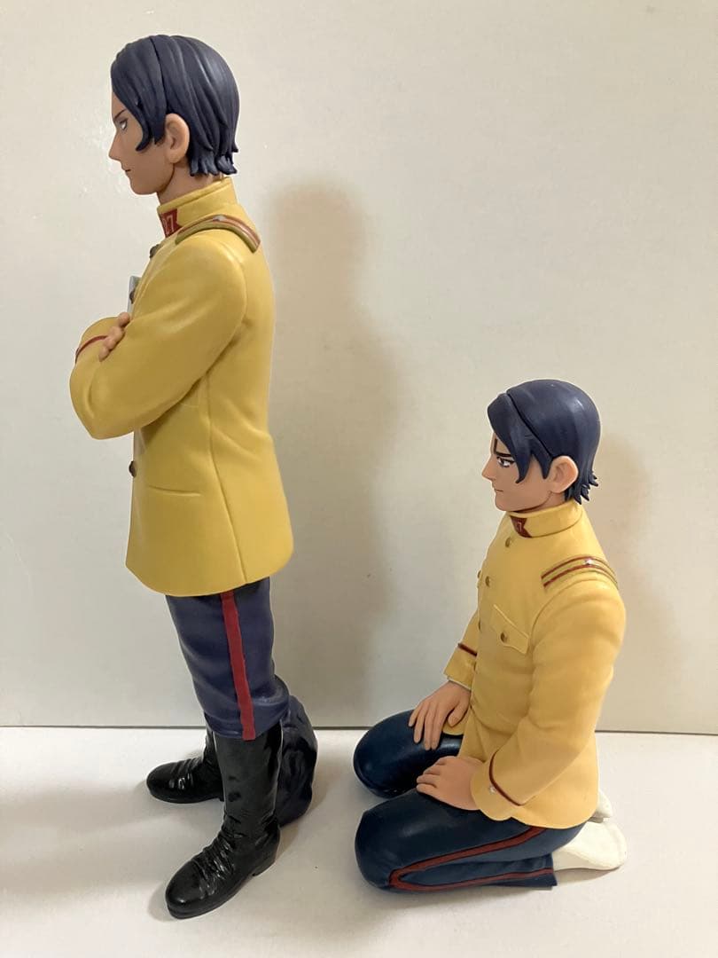 ゴールデンカムイ 鯉登少尉 セット★ちょこのせ フィギュア 愛です 缶バッジ