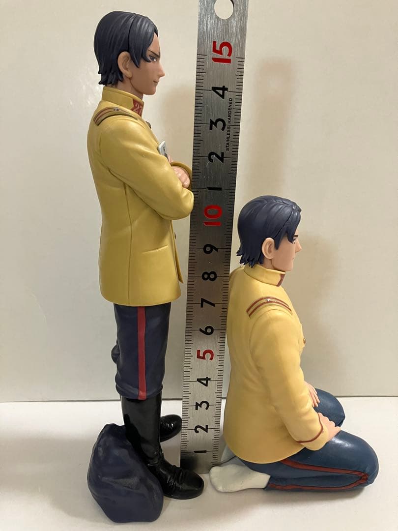 ゴールデンカムイ 鯉登少尉 セット★ちょこのせ フィギュア 愛です 缶バッジ