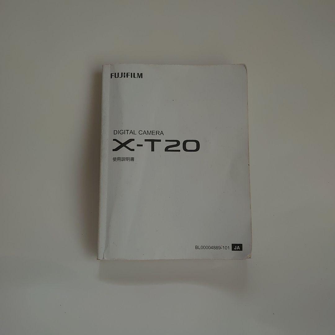 【美品】Fujifilm X-T20 デジタル一眼レフ 純正バッテリー2個付き
