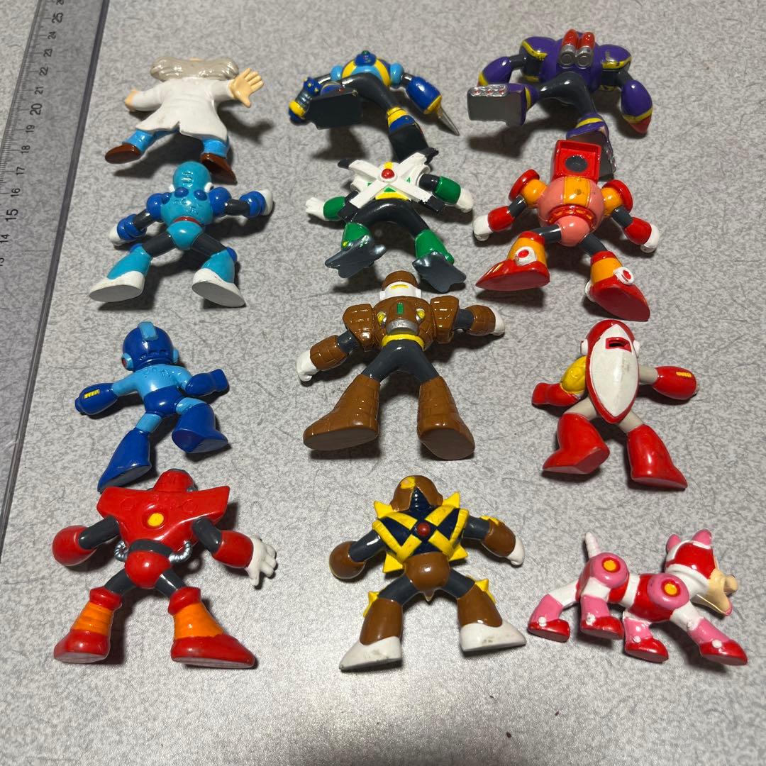 BANDAIバンダイ1993年ロックマン 5 フルカラー大決戦 12体フィギュア