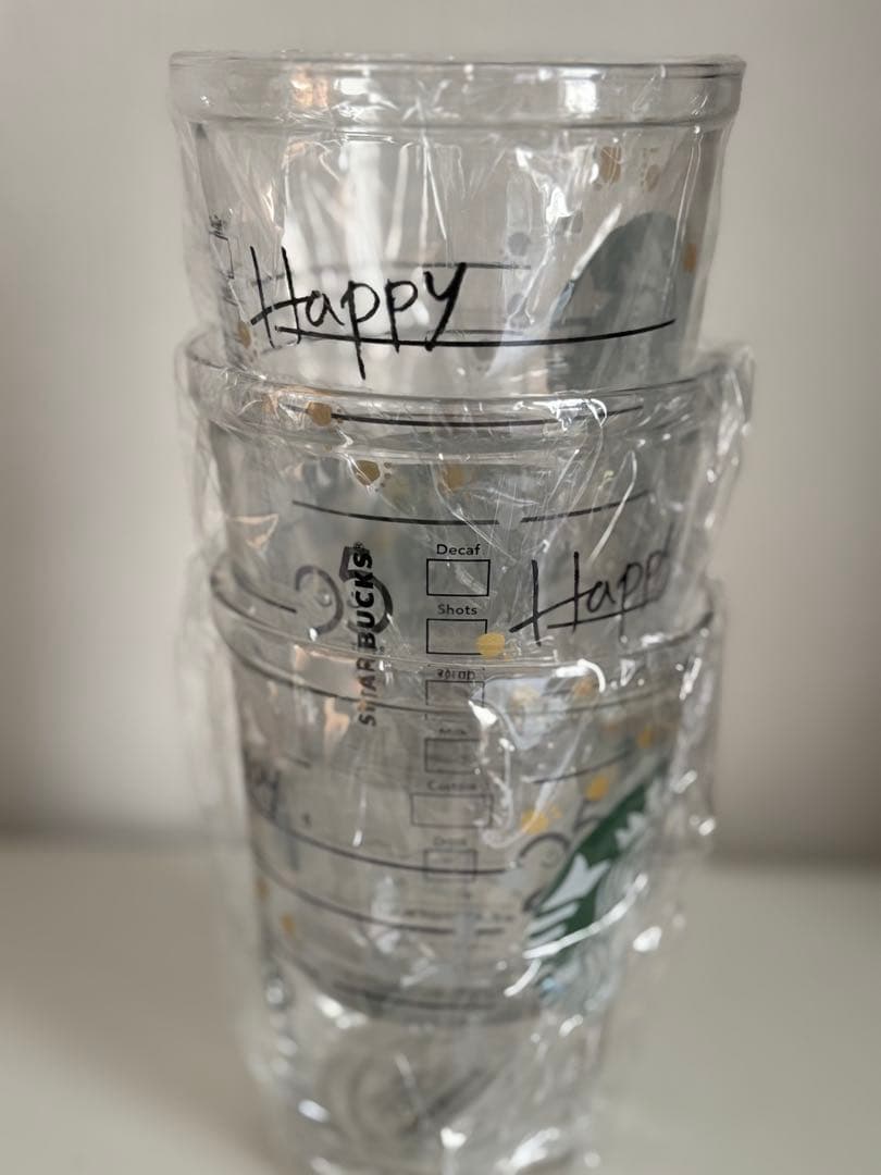 スターバックス　日本上陸25周年記念　グラス3個セット