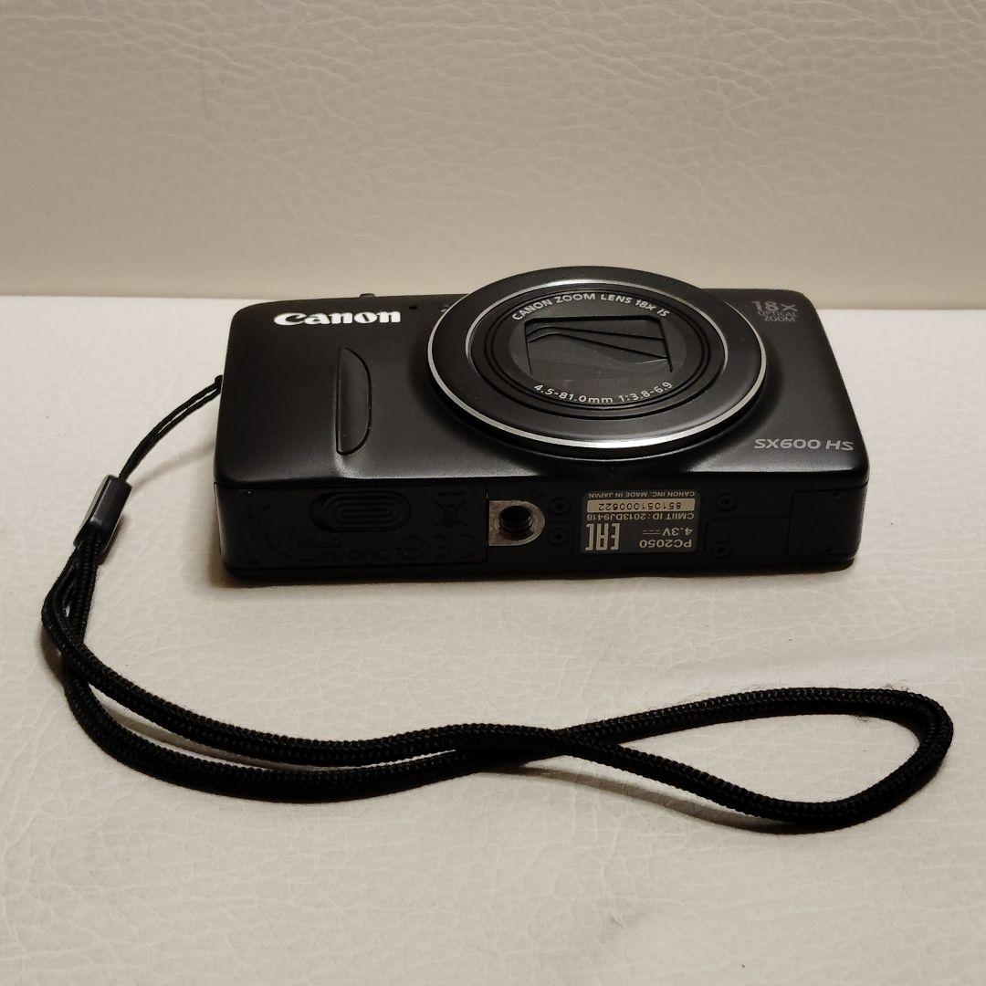 動作品 Canon PowerShot SX600HS 充電器・バッテリー付属