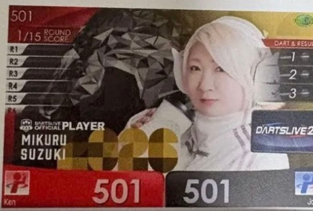 鈴木未来選手のワンブル、テーマセット