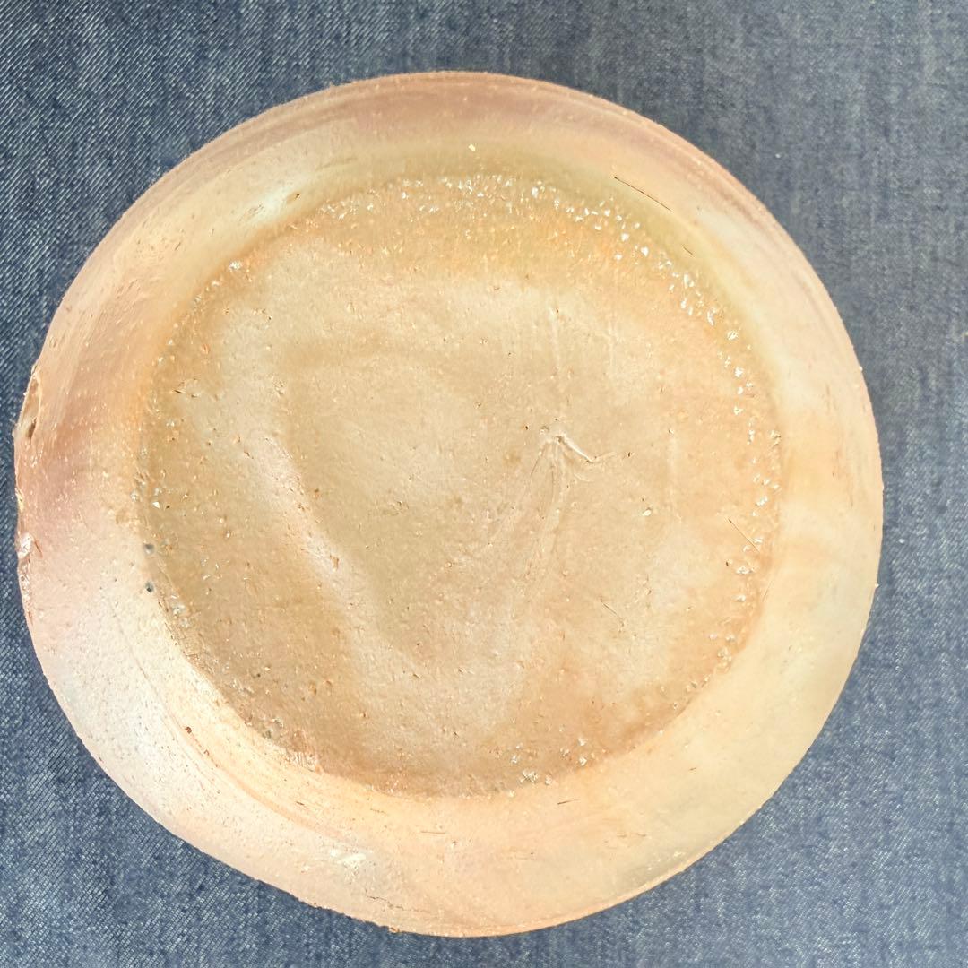 【名工】信楽焼 上田直方 造 蹲 壺 矢印 刻印 伝統工芸 骨董 酒器