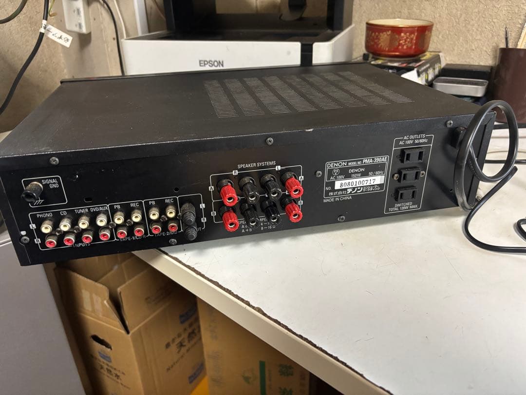 DENON デノン PMA-390AE 通電確認済　現状品