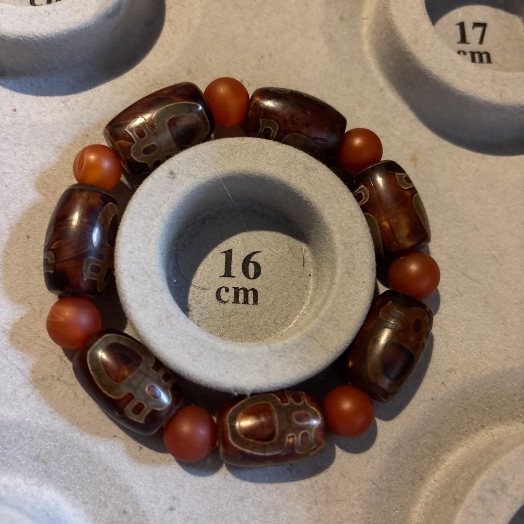 大人気！朱砂龍紋財毘沙門天珠！パワーすっごい！