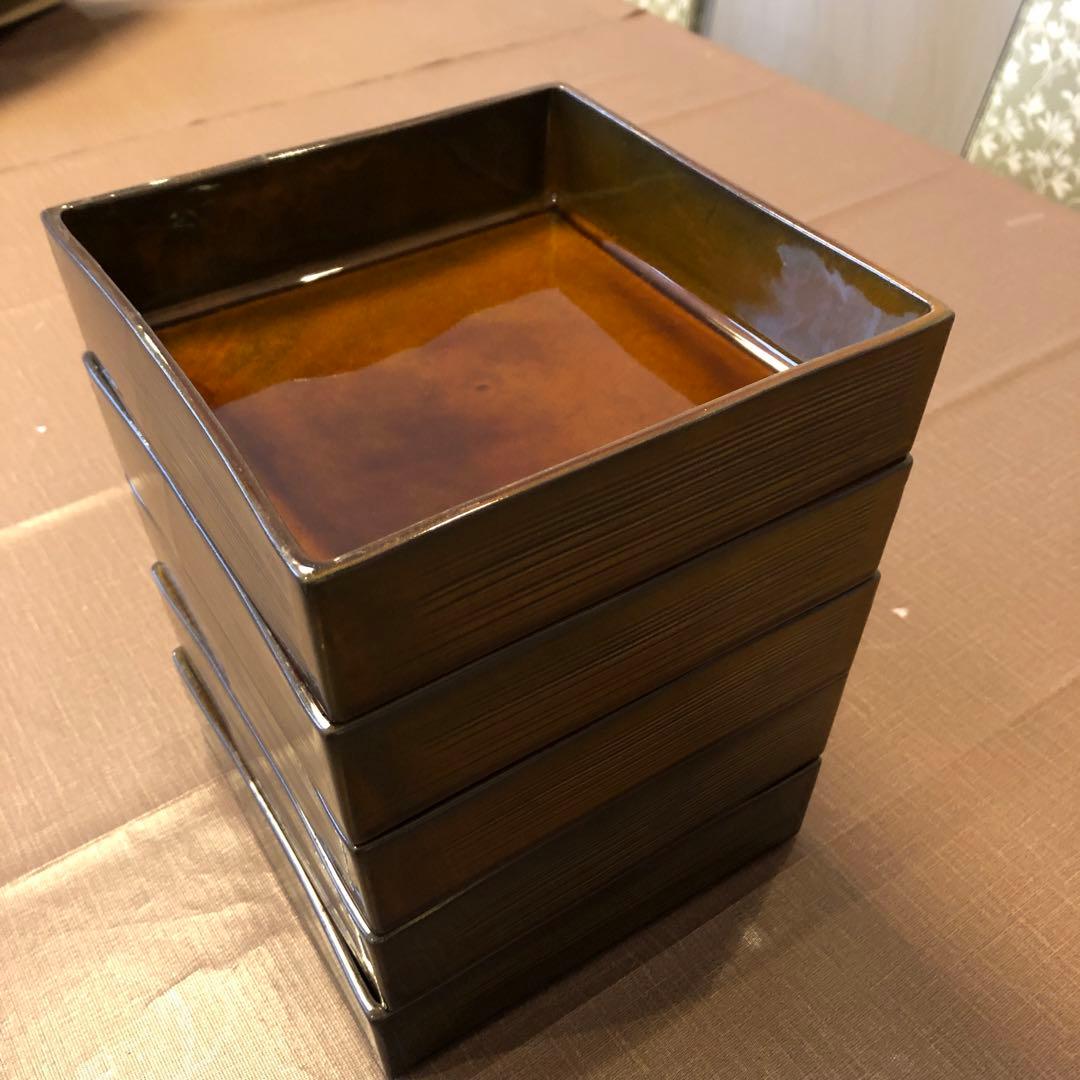 Sobokai ソボカイ　ソブル6寸正角鉢　5枚　おせち