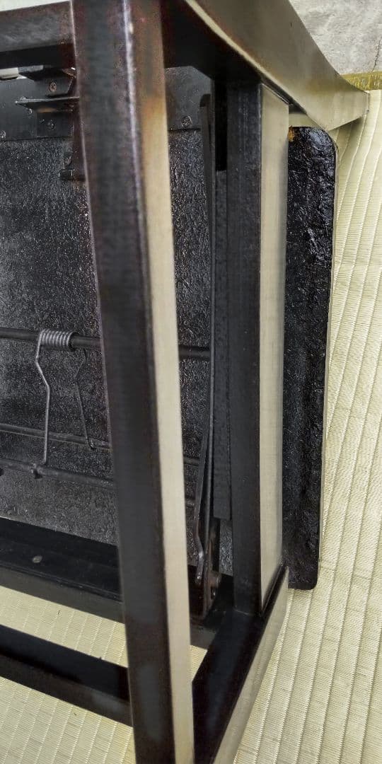 背もたれ付 上下移動式 ピアノ椅子 昭和レトロ 中古