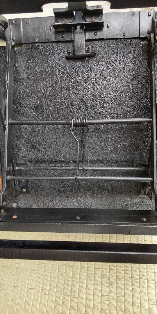 背もたれ付 上下移動式 ピアノ椅子 昭和レトロ 中古