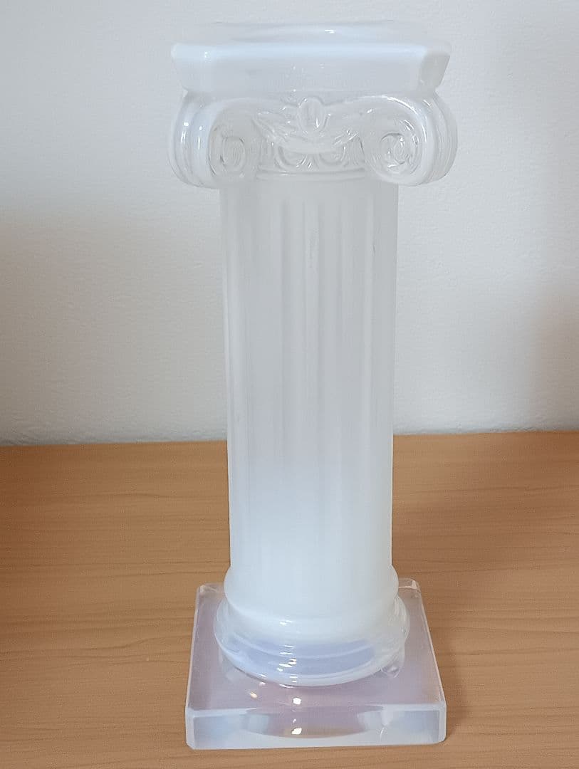 オパールセント カメイクリスタル フラワーベース 花瓶 オパリン