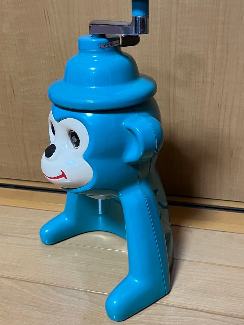 泣き虫モンキーアイス　かき氷　レトロかき氷　昭和レトロ　かき氷機　美品