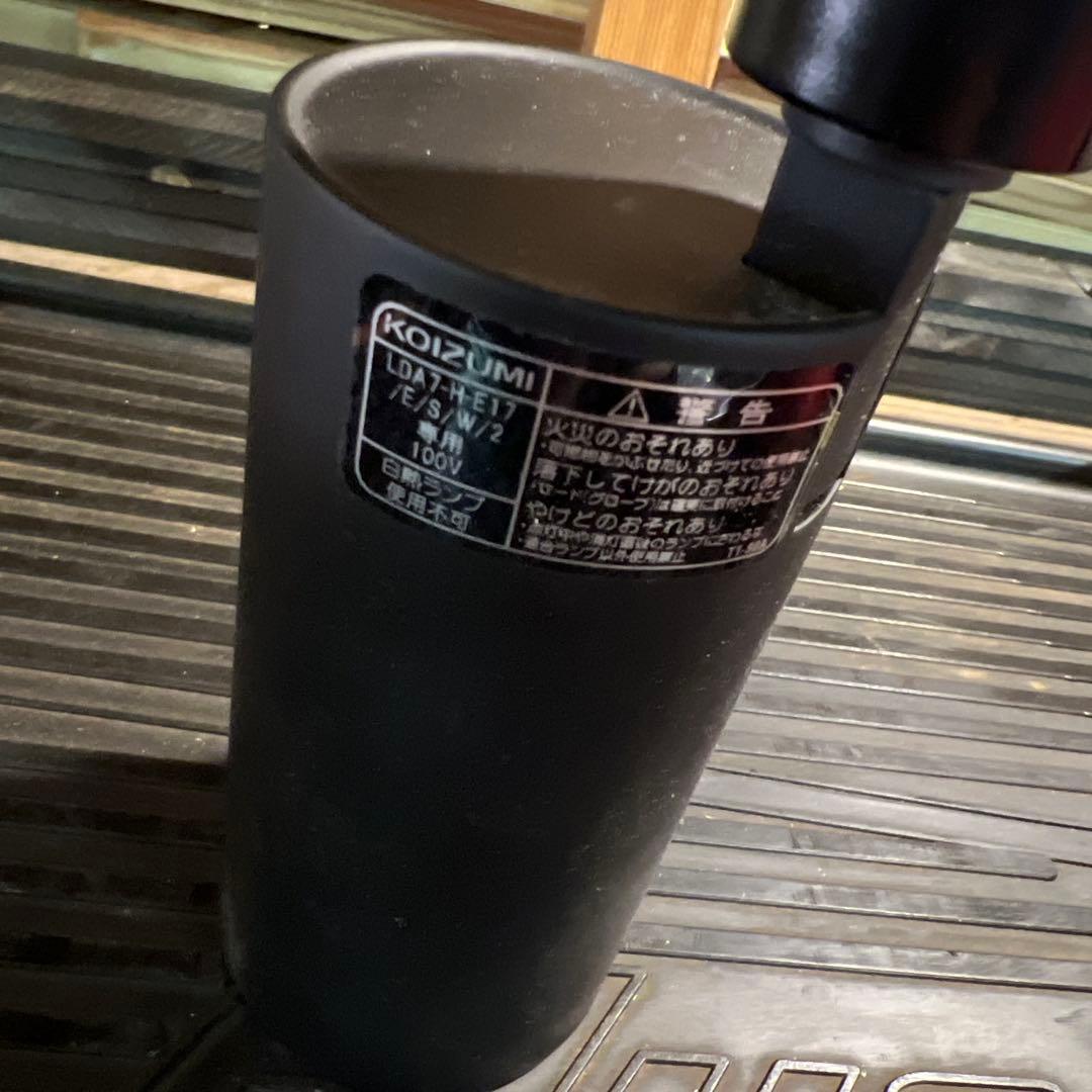 ブラック円筒形LEDスポットライト　コイズミ　ダクトレール用　4個