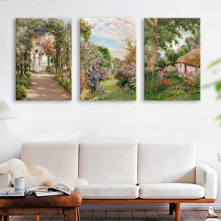 アートパネル３点セット  風景 ウォールデコ 模様替え インテリアアート A4