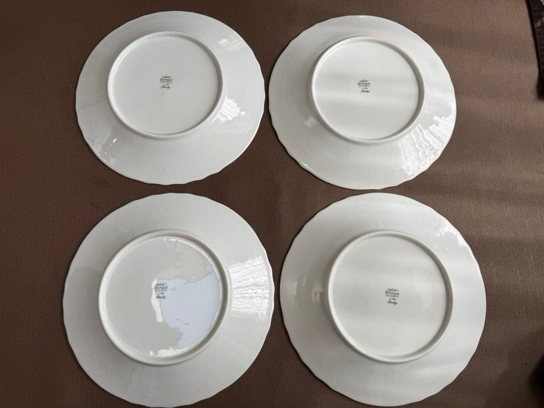 リチャードジノリ　ベッキオホワイト　ディナープレート26㎝4枚セット