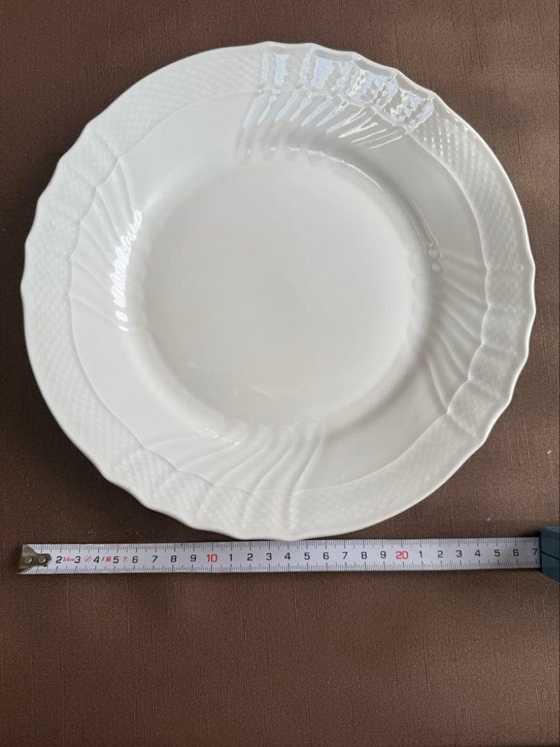 リチャードジノリ　ベッキオホワイト　ディナープレート26㎝4枚セット