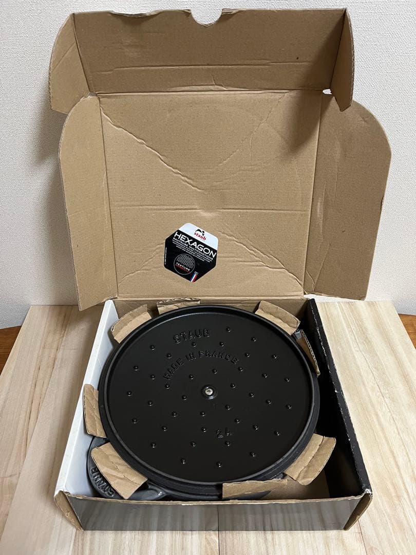 STAUB ニタベイユ ソテーパン ライトグレー　24cm