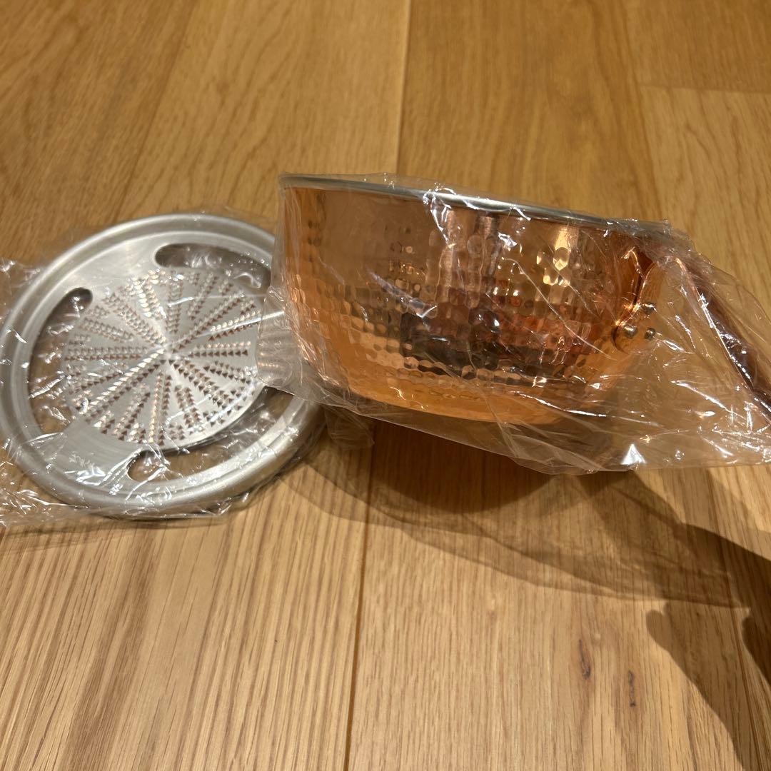 【新品】純銅手造り薬味おろし器 新光堂（日本製）銅