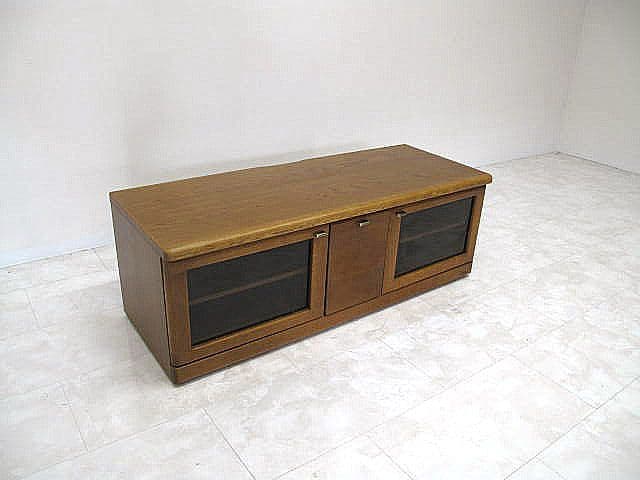 美品　浜本工芸　TVボード W125cm ナラ無垢材 テレビボード 約12万