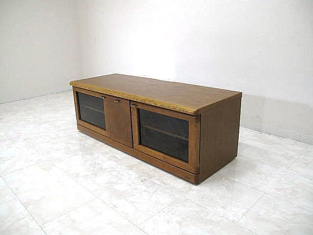 美品　浜本工芸　TVボード W125cm ナラ無垢材 テレビボード 約12万