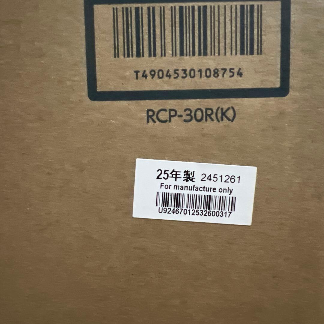 【新品未使用】東芝 TOSHIBA 電気圧力鍋 ブラック RCP-30R（K）