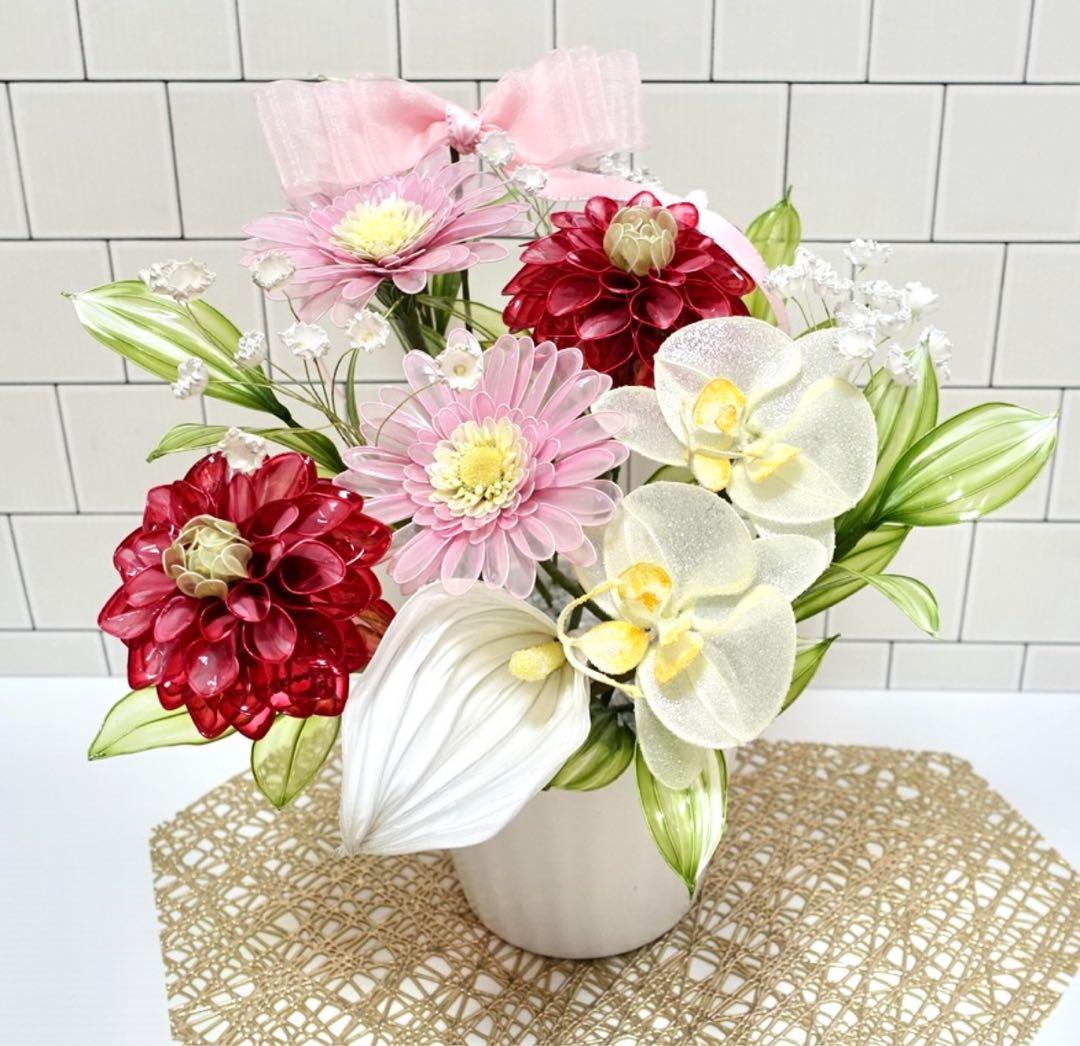 アメリカンフラワー（ダリア、ガーベラ）ディップフラワー