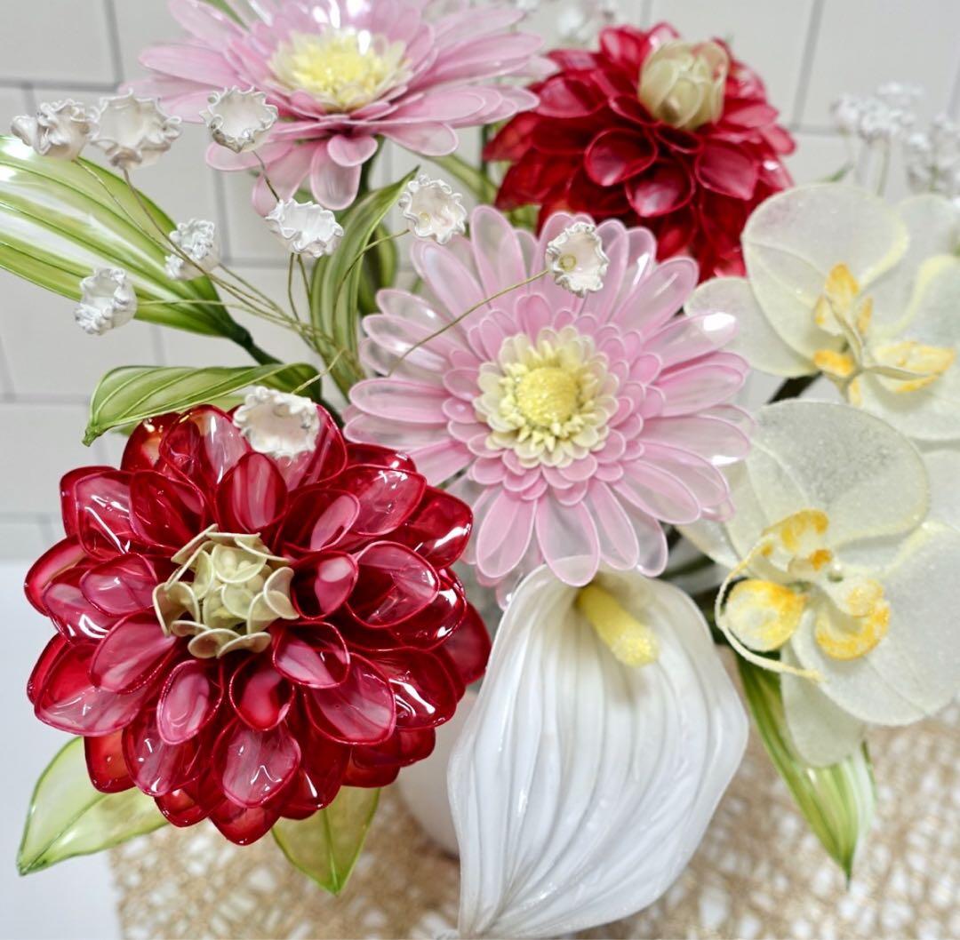 アメリカンフラワー（ダリア、ガーベラ）ディップフラワー