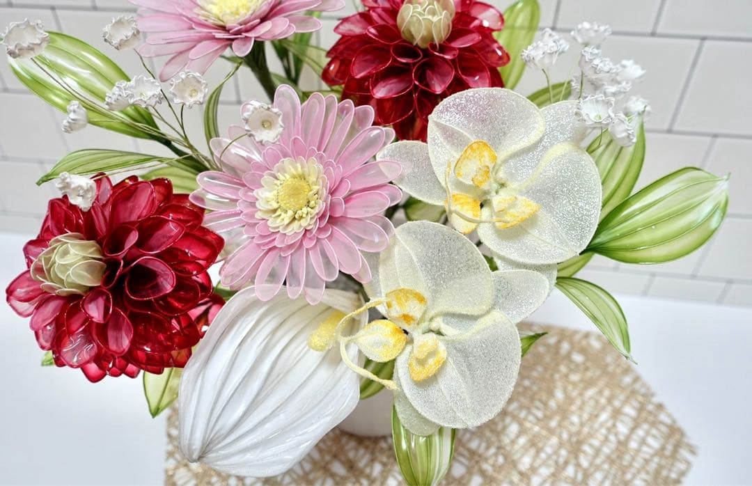 アメリカンフラワー（ダリア、ガーベラ）ディップフラワー