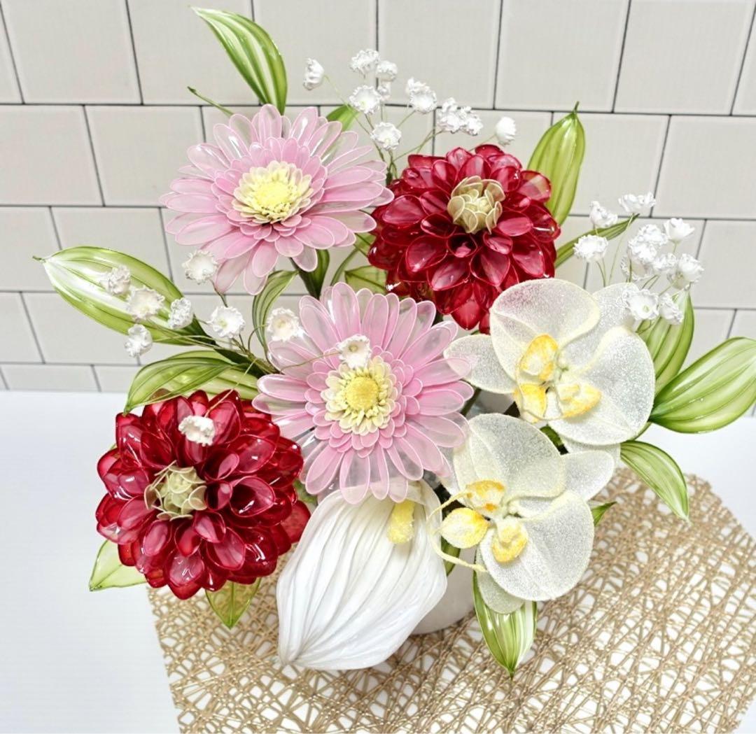 アメリカンフラワー（ダリア、ガーベラ）ディップフラワー