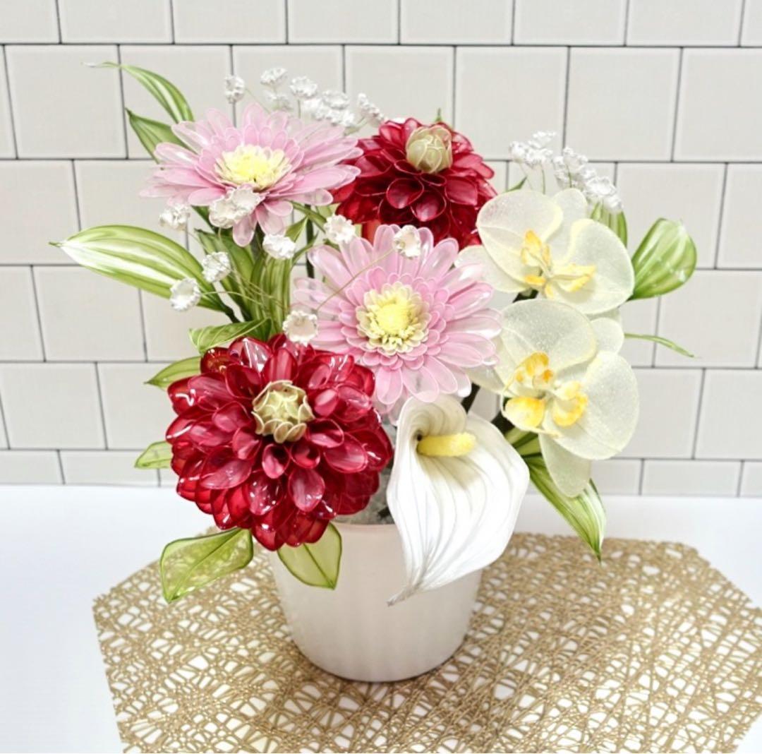 アメリカンフラワー（ダリア、ガーベラ）ディップフラワー