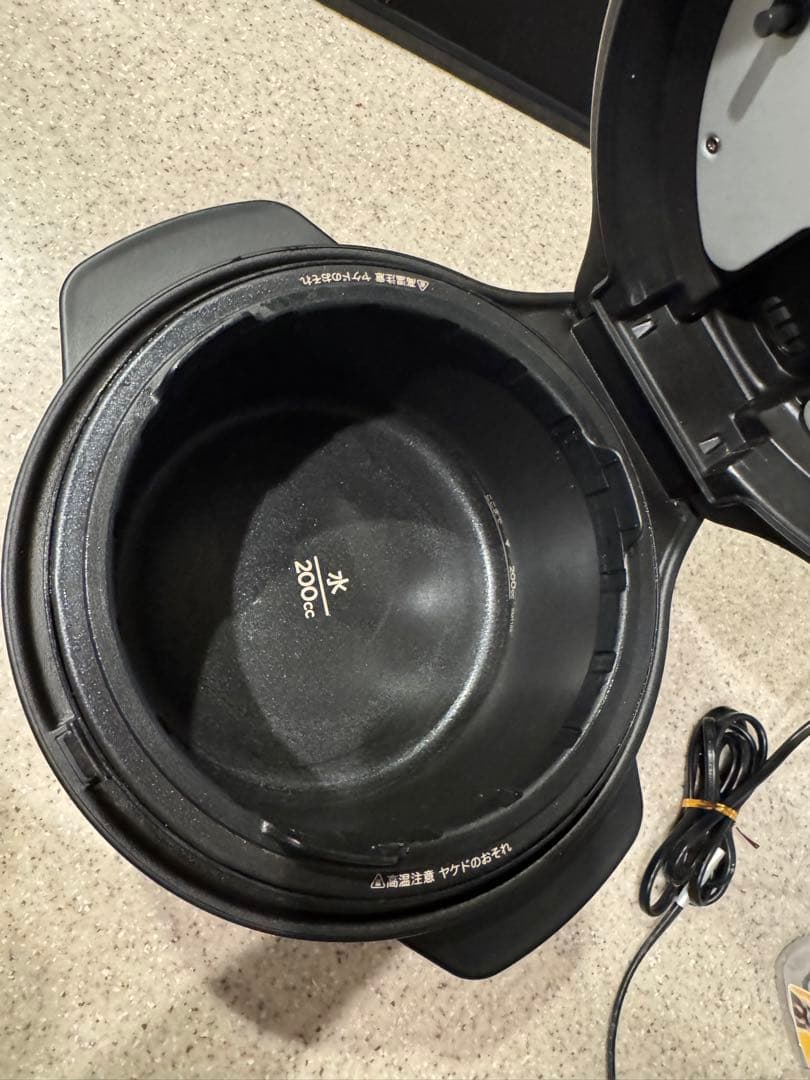 BALMUDA K03A-BK 炊飯器　黒　The Gohan 3合炊き