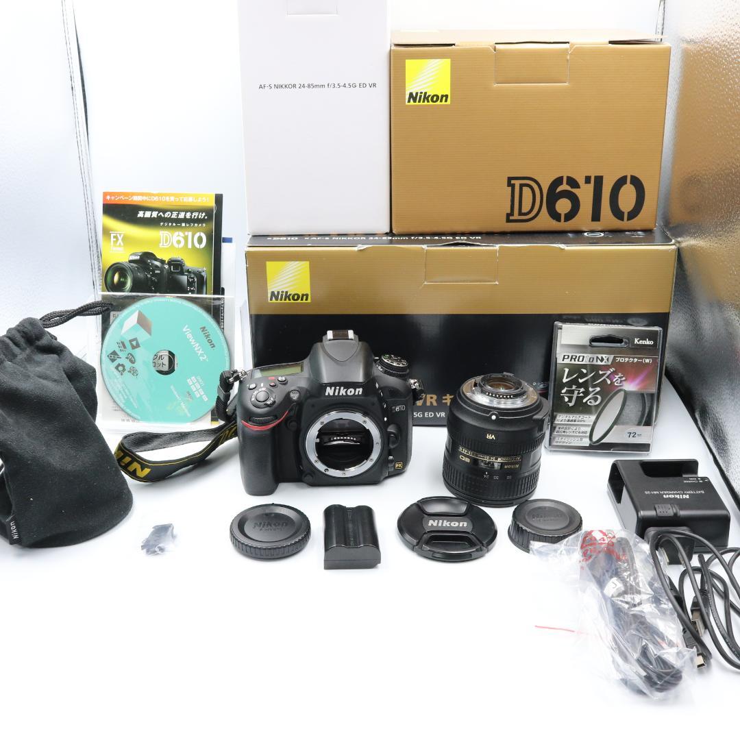☆撮影数5000回以下☆ Nikon D610　24-85㎜ ズームレンズセット