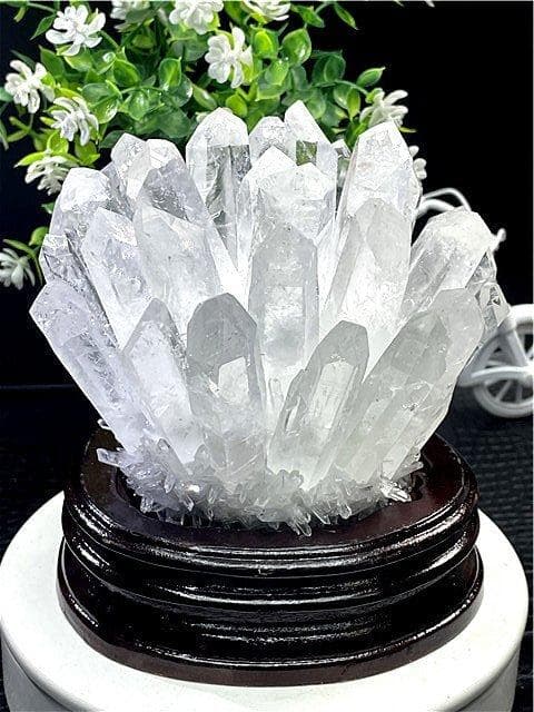 1545g超綺麗高透明度水晶クラスターB89B6/259B13A